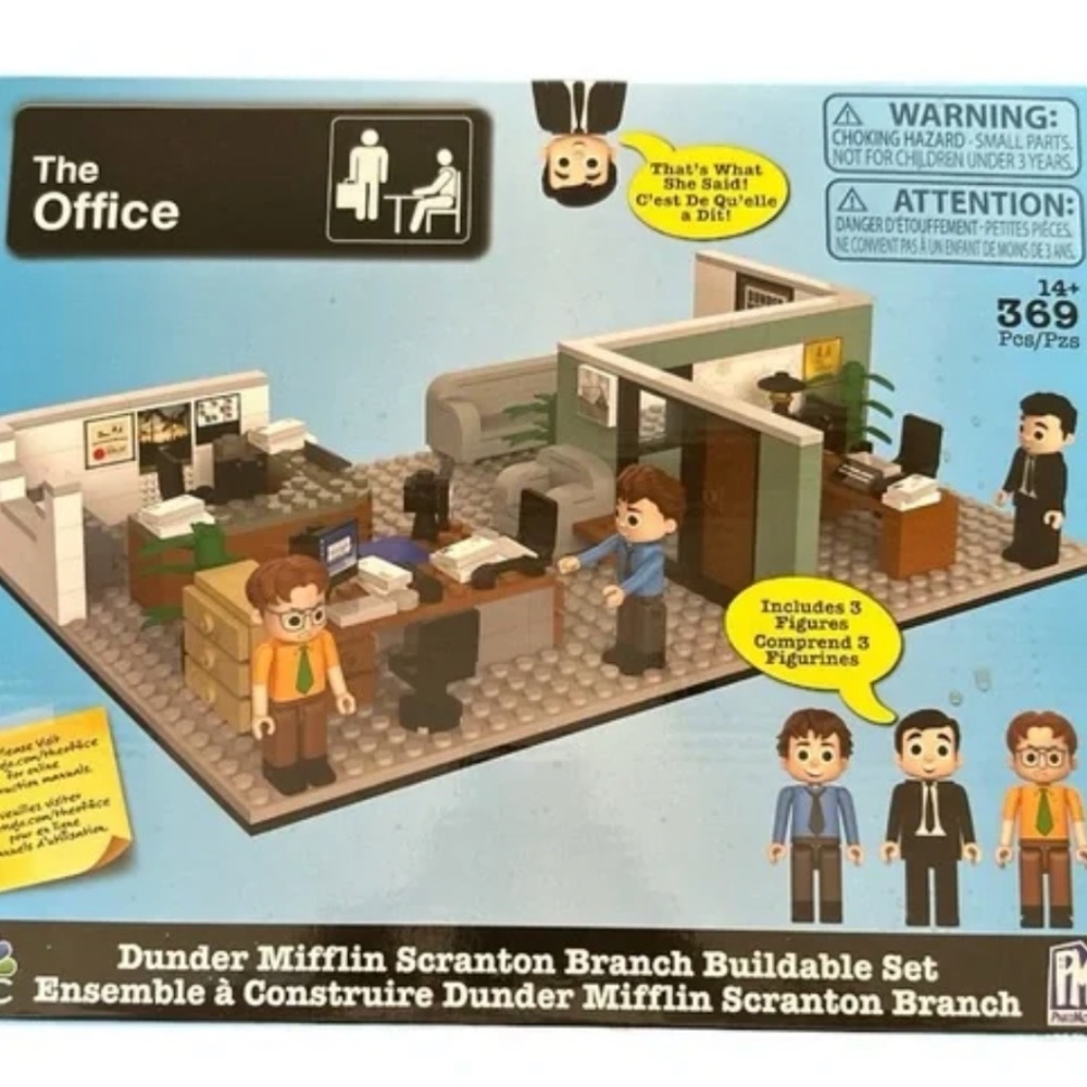 The Office Dunder Mifflin Scranton Branch Buildable Lego-style Set